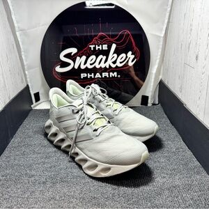 Adidas Light Gray Sneakers with Unique Sole